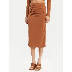 ViCOLO Midi krilo UD0010 Rjava Regular Fit