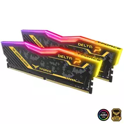 TEAMGROUP RAM T-Force Delta TUF Gaming Alliance RGB 16GB (2x8GB) 3200 MHz DDR4 (TF9D416G3200HC16CDC01)