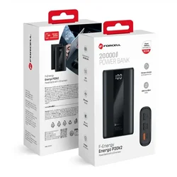 Powerbank Forcell F-Energy Energo P20K2 QC3.0 PD 3A 22.5W 20000 mAh crna