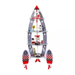 Bbo Drvena igračka - Svemirska raketa (3g+)