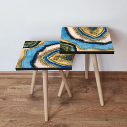 Hanah Home Set klub stočića 2Shp291, 2 komada, Šareni