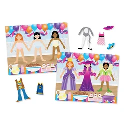 Melissa & Doug blok z večkratnimi nalepkami - Oblačenje (806039)