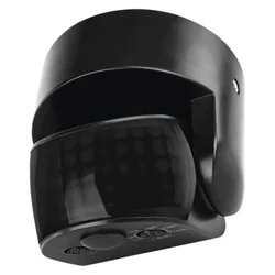 Spoljašnji PIR senzor pokreta i sumraka 1200W/230V IP65, crne boje