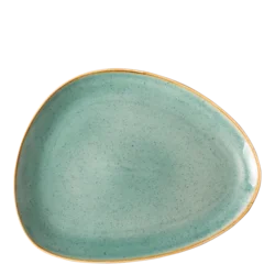 Krožnik Triangle Sand turkizen 30 cm – Gaya - 451963