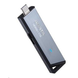 ADATA Flash disk 128 GB UE800, USB 3.2 USB-C, Elite disk, siva kovinska črna plastika