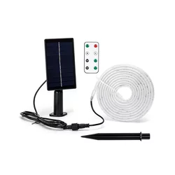 Aigostar - prigušiva solarna LED traka LED/1,6W/3,2V 3 m 2700K IP65 + daljinski upravljač