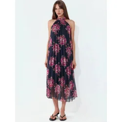 Busem Obleka Maxi modra/roza
