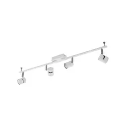 Eglo Vergiano spot/4, led, gu10, 4x5w, 4x400lm, bela