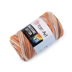 Pletena preja Macrame Cotton 250 g - (927) oranžna