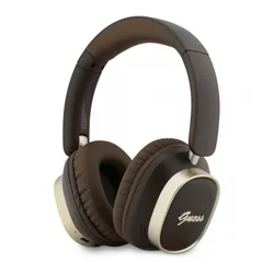GUESS Bluetooth slusalice ENC Rectangle Metal Script braon(GUBHV28HGCSMW)