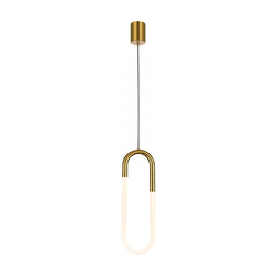 Redo 01-3183 - LED luster na sajli LATIUM LED/9W/230V mesing