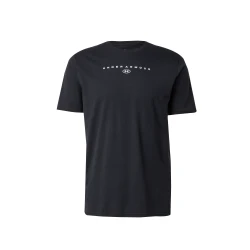 UNDER ARMOUR Funkcionalna majica črna/bela