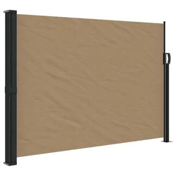 Bočna tenda na uvlačenje smeđesiva 140 x 300 cm