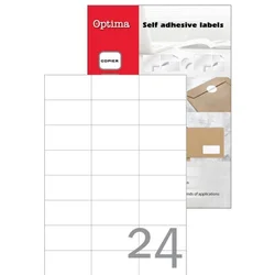 Optima etikete a4 70x37 / 24kom ( 32090 )