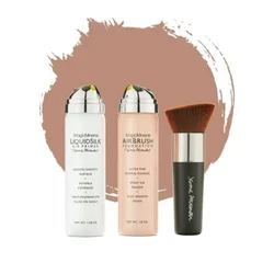 Northix AirBrush Foundation 3pcs - Medium