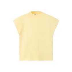 MANGO Pulover DUMIN pastelno rumena