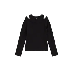 WE Fashion Majica črna