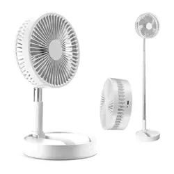 Ventilator sa podesivom visinom i daljinskim upravljacem beli