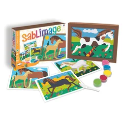Sablimage Concept Box, risanje s peskom - Konji