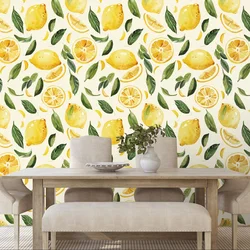 Samolepilna tapeta sveže limone - 49x1000