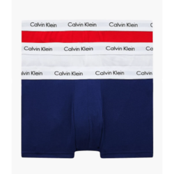 Calvin Klein 3 Pack Low Rise Trunks - Cotton Stretch 0000U2664GI03