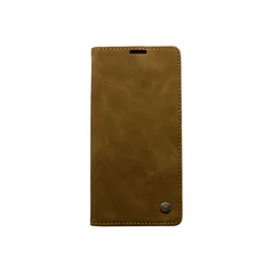Maska za telefon LEATHER RETRO FLIP za Huawei P50, Svetlobraon