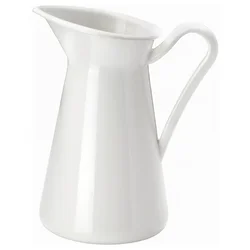 SOCKERÄRT Vaza/bokal, bela, 22 cm