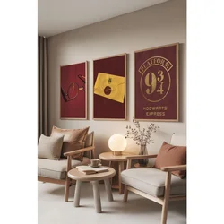 Č-300819 - 3040 set dekorativnih slika u više boja (3 komada)