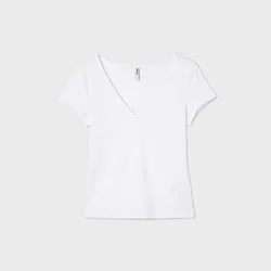 Cropp - Bluza z V-izrezom - bela
