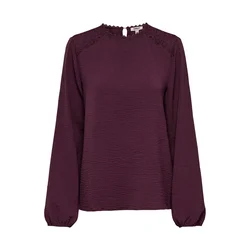 ONLY Bluza ONLKATCHA vinsko rdeča