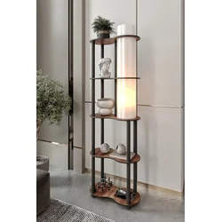 Opviq Podna lampa KS-11109, 17x140 cm, IP20, Crno-braon