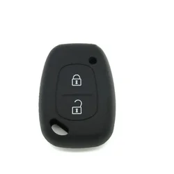 CAR 888 ACCESSORIES Silikonska navlaka za ključeve Renault crna