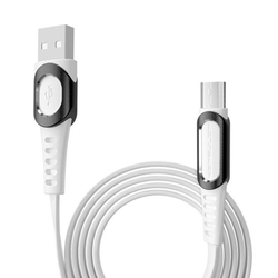 USB Kabl KONFULON DC01 Micro 1M 2.4A bela