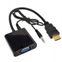 Adapter-konvertor HDMI na VGA (mž) + audio kabl 3.5mm*