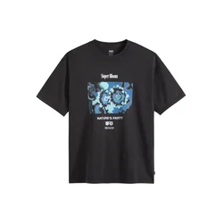 LEVIS  Majica Vintage Fit Graphic Tee temno modra/meta/črna/bela