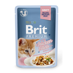 BRIT Kitten sosić za mačiće fileti piletine u sosu 85 g