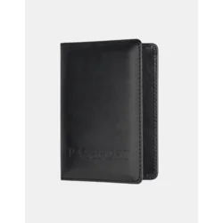 Etui za potni list črn