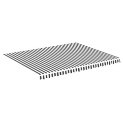 Zamjenska tkanina za tendu antracit-bijela 4,5 x 3,5 m