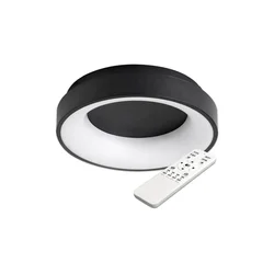 Prigušiva LED stropna svetiljka NOVA LED/54W/230V 3000-6500K crna + daljinski upravljač