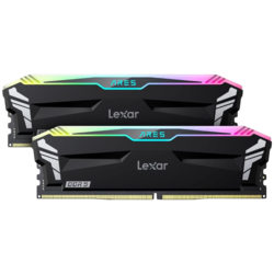 Lexar Ares DDR5 (2X16GB) 6400 CL32 1.4V Memory with heatsink and RGB lighting,Dual pack, Black Color