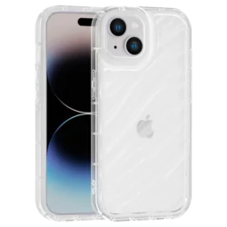 Aurora Wave maska za iPhone 15 Plus - providna