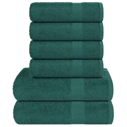 Set ručnika FROGN od 6 dijelova jabukasto zelene boje 360 g/m2