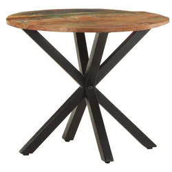 Stranska mizica 68x68x56 cm trden predelan les