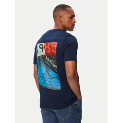 Tommy Hilfiger Majica Nautical MW0MW44258 Mornarsko modra Regular Fit