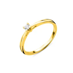 DIAMANT LETERNEL Prstan zlata