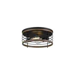 Westinghouse 61250 - Plafonska svetiljka ACKTON 2xE27/60W/230V rustično drvo
