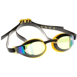 Mad wave x-look rainbow racing goggles yellow