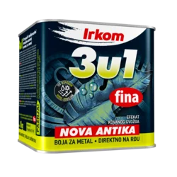 3u1 Nova Antika Fina boja za metal crna 1kg Irkom