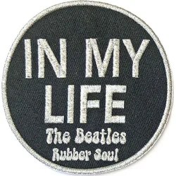 The Beatles In My Life Našitek za šivanje 80 mm