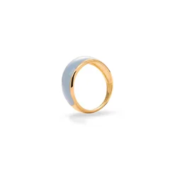 BERRIES prstan ženski pozlačen Viva Vintage Blue Mini Ring